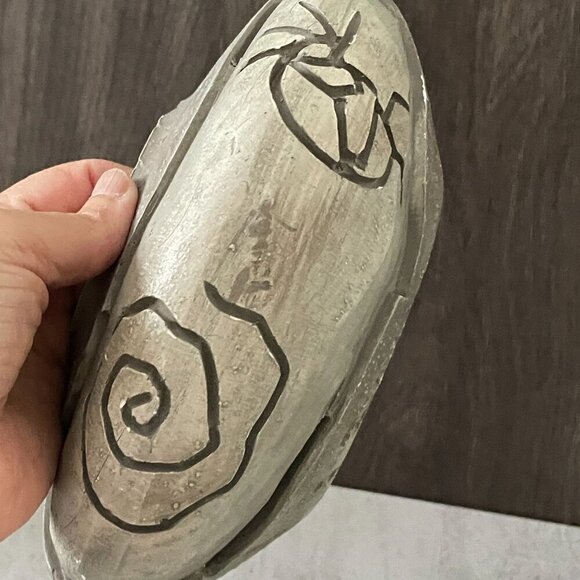 Steven Kaye Navajo Signed Hand Carved Hand Made Hanging Planter Southwestern - Picture 4 of 10